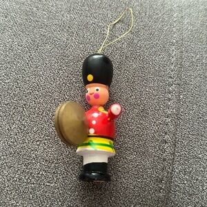 Vintage Kurt Adler 1960’s Wooden Drummer‎ Boy Christmas Ornament